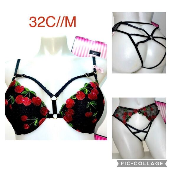 Victoria's Secret Other - 🔥Victoria Secret bra very sexy push-up 2 pc set SZ 32C/M NEW